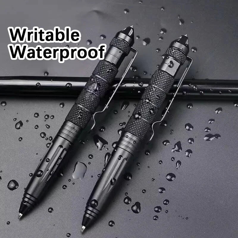 Multi Function Tactical Pen Quality Steel Non Slip Portable Self Defense Aluminum Glass Breaker Survival Tool Multipurpose Pen