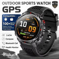 HT37 T-Rex 3 Pro Military GPS Smart Watch Waterproof Dual-band GNSS Compass Altimeter Swim 170 Sports Mode Watch with Flashlight