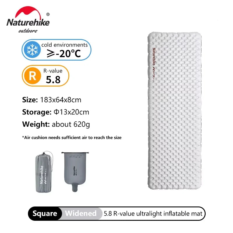 Naturehike Inflatable Mat Ultralight 5.8 High R Value | SAMAG