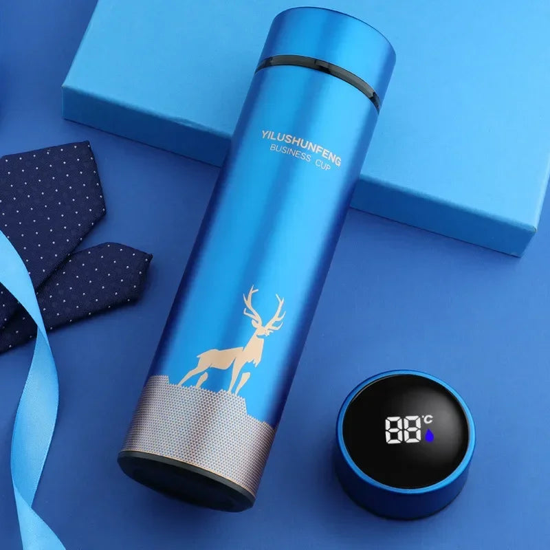 Thermos Bottle for Tea Infuser Digital Cup Thermal Stainless Steel Coffee Mug Isotherm Flask Leakproof Travel Tumbler Drinkware