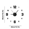 2024 Wall Clock Modern Design Large 3D DIY Quartz Fashion Watch Acrylic Mirror Sticker Living Room Home Decorations Decor Clocks