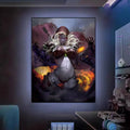 Poster High Quality Print Waterproof Wall Art Sticker For Bar Living Room Decor Gift World Of Warcraft Hot Video Game