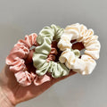 1/3 Pcs Minimalist Sweet Fabric Hair Ties for Women Floral Polka Dot Printed Hair Scrunchies Elastic Accessories Wholesale
