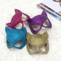 Masquerade Mask Fashion Party Rave Cats Ear Half Face Cosplay Mask Venetian Mardi Gras Party Props Women Halloween Masks