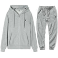 New Men's Autumn and Winter Classic Hoodie and Sweatpants, Suitable for Leisure Fitness, Warm Sports Set - View 8 | SAMAG