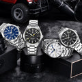 CUSTOM Logo Diy 41mm NH35 Mechanical Automatic Men's Sapphire Crystal Watch Luminous Markings Stainless Steel Waterproof Watches