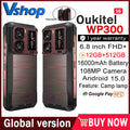 Oukitel WP300 Rugged Smartphone 12GB+512GB 120W Android 15  Modular detachable Earbud 16000mAh 6.78" 108MP Camera 5G CellPhone