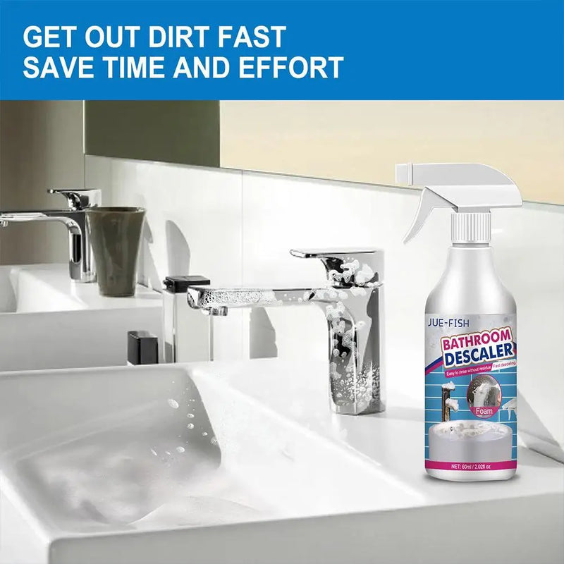Bathroom Descaling Spray Powerful Remove Stubborn Stains Shower Head Rust Removal Bathtubs Dirt Cleaning Toilet Cleaner Spray