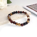 Natural Stone Beads Bracelet For Women Men Agate Crystal Quartzs Aquamarines Jades Jewelry Agates Elastic Bangle Bracelets 6 8mm