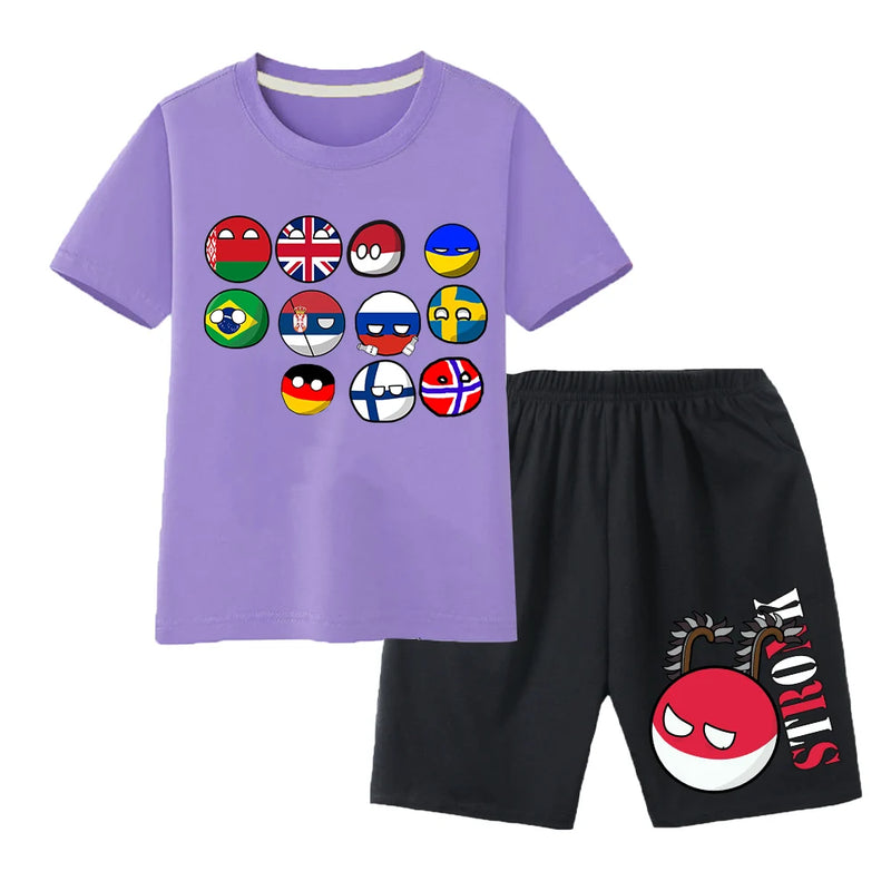 Countryball Polandballs Clothes for Summer Toddler Girls | SAMAG