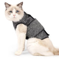 Adjustable Cat Calming Vest Soft Elastic Anti Anxiety Pet Coat Cat Recovery Clothes Breathable Cat Anxiety Jacket Rainy Day