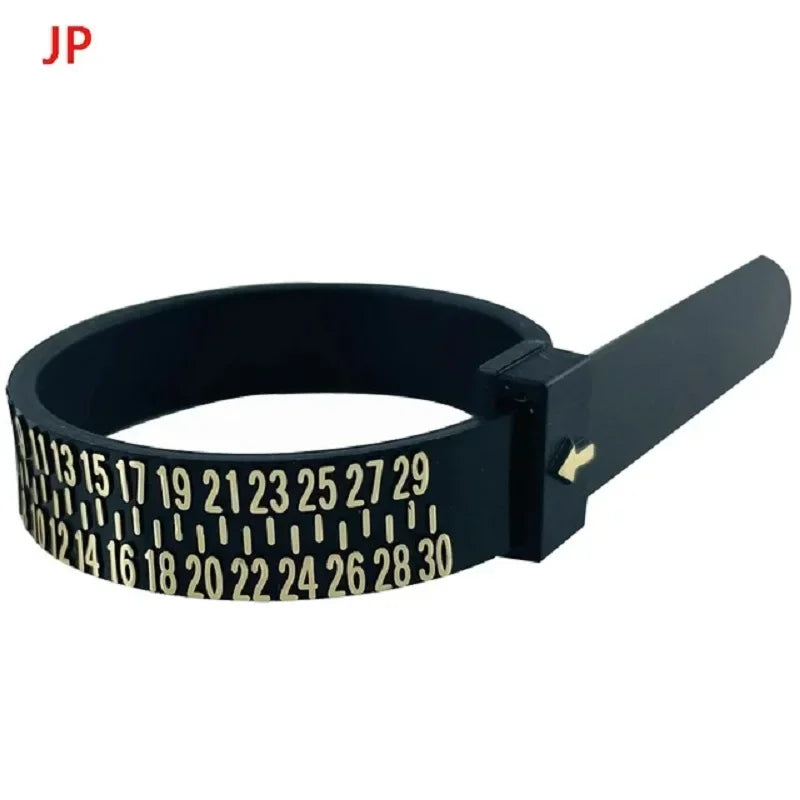 1pc Ring Sizer Measure Plastic UK US EU JP HK Size Loop Ring Size Measuring Tools Finger Gauge Ring Sizer Jewelry Sizing Tool