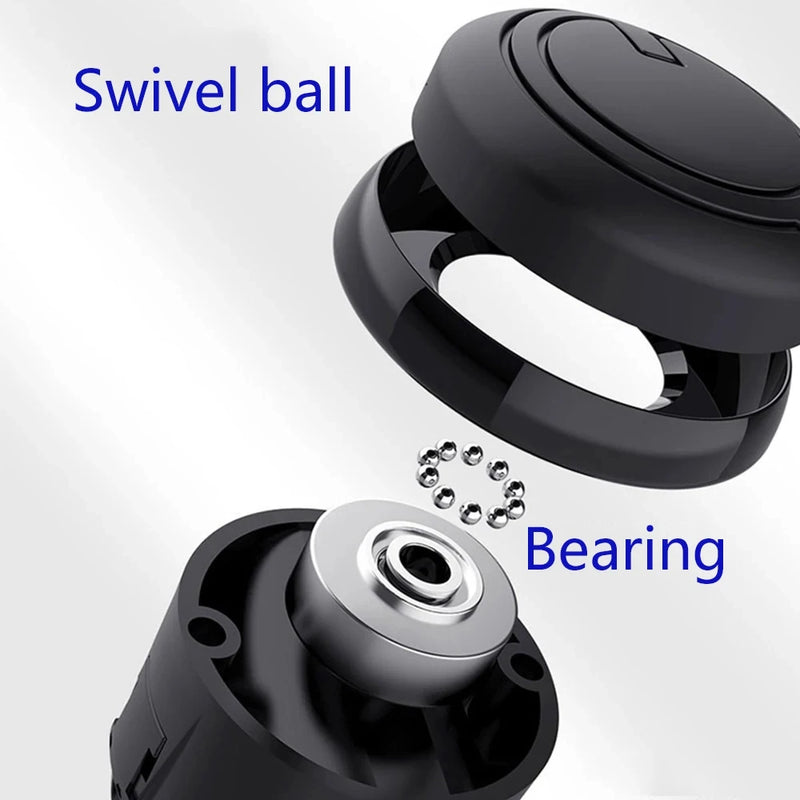 Turning Steering Wheel Booster  360° Rotation Spinner Knob Metal Bearing Power Handle Ball Shaped