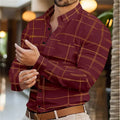 Men's business lapel shirt office casual outdoor street | SAMAG