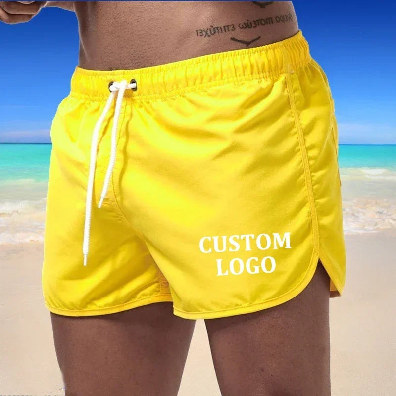 Customized Logo Men's Beach Swimsuit, Boxer, Shorts | SAMAG