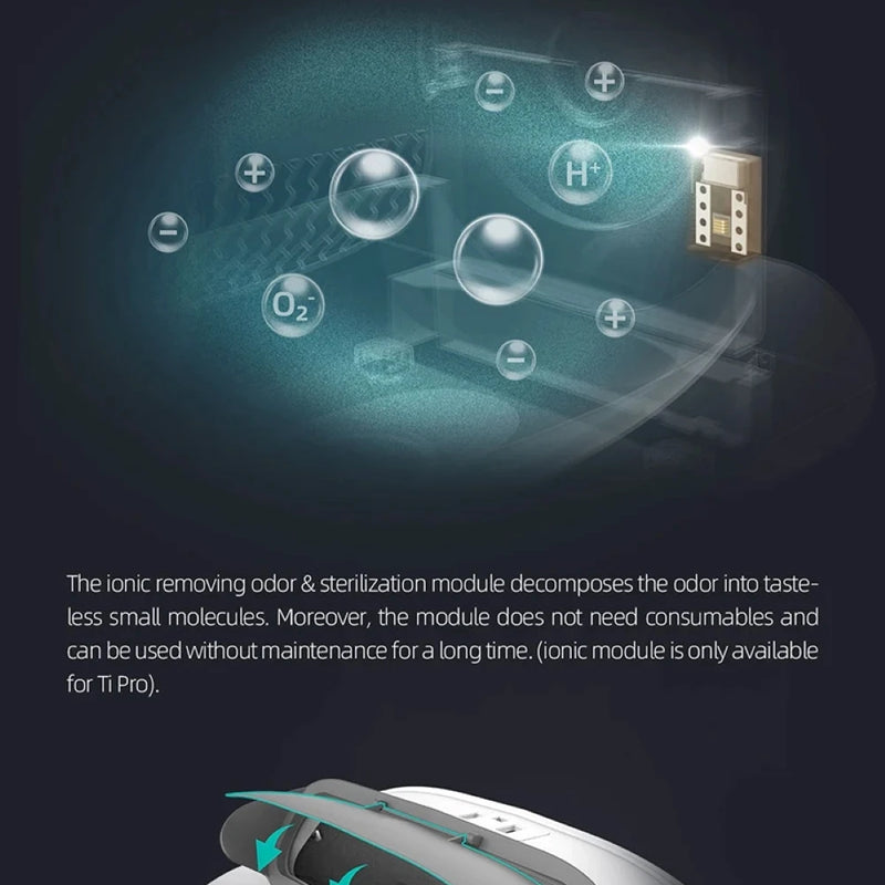 65L Large Space Silent Smart WiFi Cat Litter Box with 9L Trash Automatic Cleaning Fully Enclosed Electric Pet Toilet