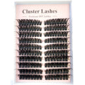 3 Styles Individual Lashes 15rows 390PCS Bottom Lashes Extension Lower Eyelash Clusters  DIY Wispy Natural Look Clear Band