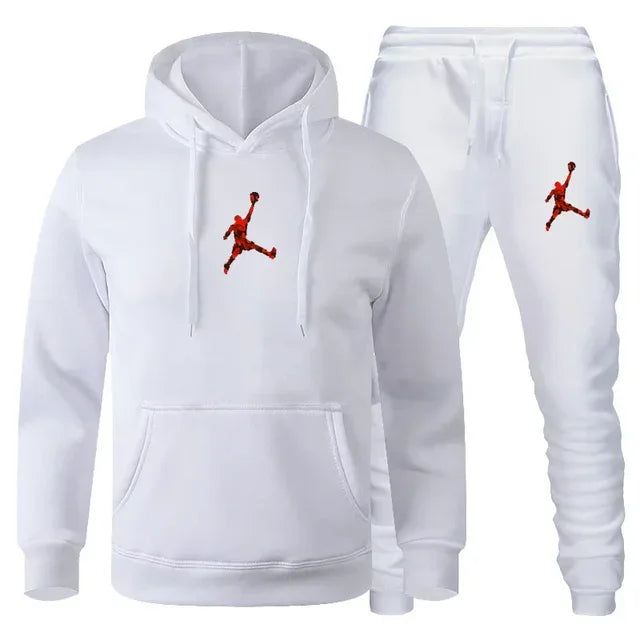 Autumn_Winter Men's jogging Fitness sportswear Set_ Fashionable long - sleeved sweatshirt + casual pants 2 - View 14 | SAMAG