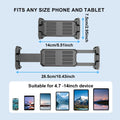 Adjustable Tripod Tablet Floor Stand 360° Rotating Holder, 24”-65” Height for 4-14” Tablets, Foldable & Portable Universal Mount