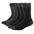 5 Pairs Men's Dress Socks stripe Plus Size， Combed Cotton | SAMAG
