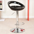 Bar stools set of 2, upholstered bar stool with backrest, height-adjustable , counter stool for kitchen, dining room