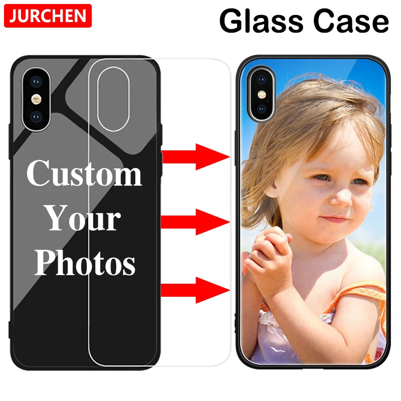 Custom Photo Cases For iPhone 17 16 15 14 13 12 11 Pro 17Pro Max Air Mini Plus Silicone Transparent Leather Glass Plastic Cover