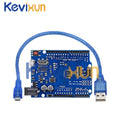 1-10PCS UNO R3 CH340G MEGA328P Chip for Arduino UNO R3 + USB/TYPE-C CABLE ATMEGA328P-AU Development Board 16Mhz