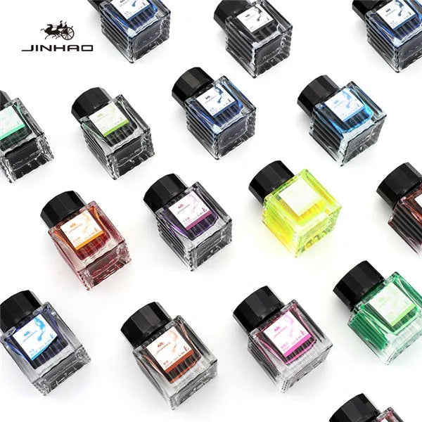 Jinhao Fountain Pen Chinese ink 30ml Color Glass Bottled Ink Writing Drawing ink Cartridge Office School Supplies Stationery