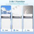 14,000 BTU Portable Air Conditioner with Dehumidifier & Fan, Portable AC Units Cools up to 750 Sq. Ft., Remote Control, Auto Swing, Sleep Mode, White Top