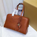 Handbag Large Capacity Leather Women's Bag Boston Shoulder Exquisite Unique Versatile Fashion Hand Carry Classic Elegant High