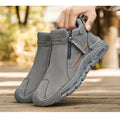 Men's High-Cut Casual Sports Shoes Anti-Slip Wear-Resistant Ankle Boots Outdoor Workwear Footwear for Comfortable Walking