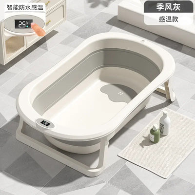 Foldable Baby Bathtub Large Portable Infant Bath Tub | SAMAG