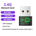 Mini WIFI 6 Adapter 150M/300M Network Card USB Dongle 2.4GHz 802.11AX Signal Reception For PC Laptop - Visuel 9 | SAMAG