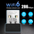 Mini WIFI 6 Adapter 150M/300M Network Card USB Dongle 2.4GHz 802.11AX Signal Reception For PC Laptop Windows 10/11 | SAMAG