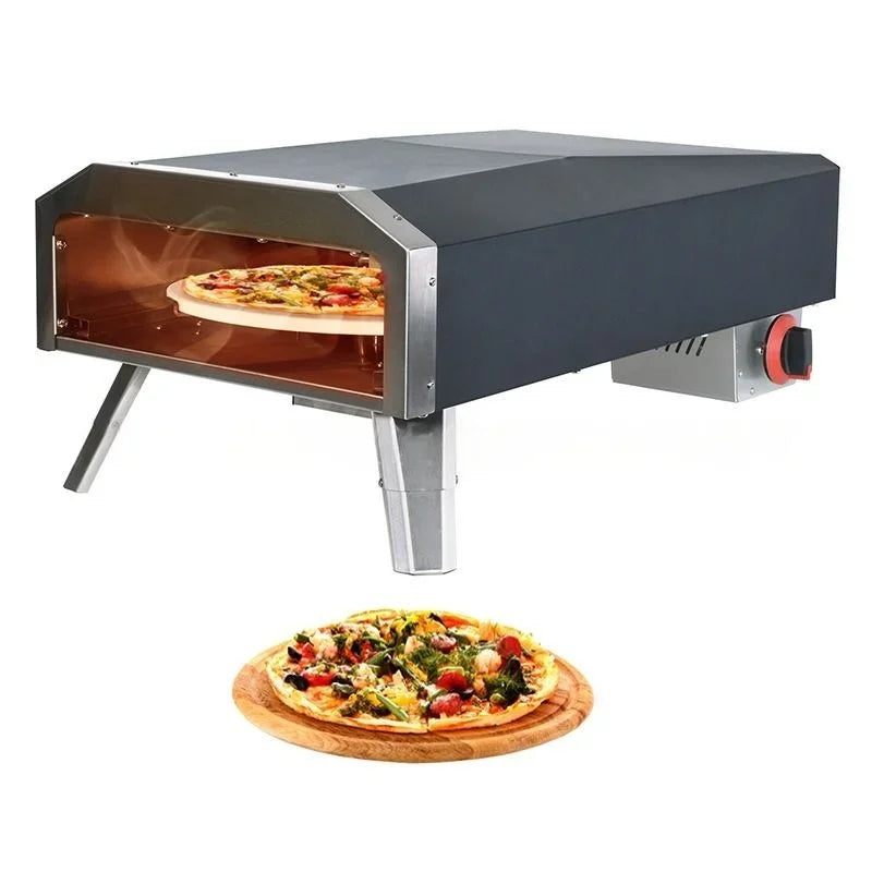 Camping Gas Pizza Oven Foldable Portable Rotating Pizza Oven Outdoor 12 inches 16 inches Pizza Cooking Stove