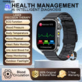 Health managed Non-Invasive Laser Physiotherapy Smart Watch Blood Pressure Uric Acid Call ECG+PPG 650nm Laser Smart Watch 2026