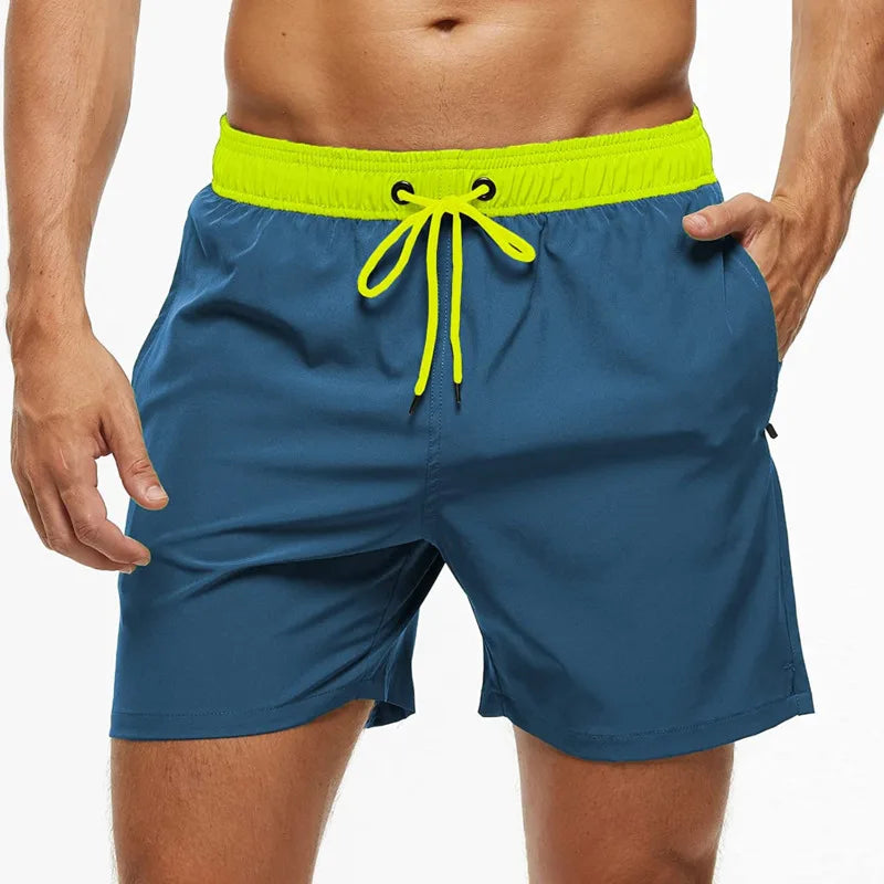 Summer Men's Swim Trunks Beach Shorts Elastic Closure | SAMAG