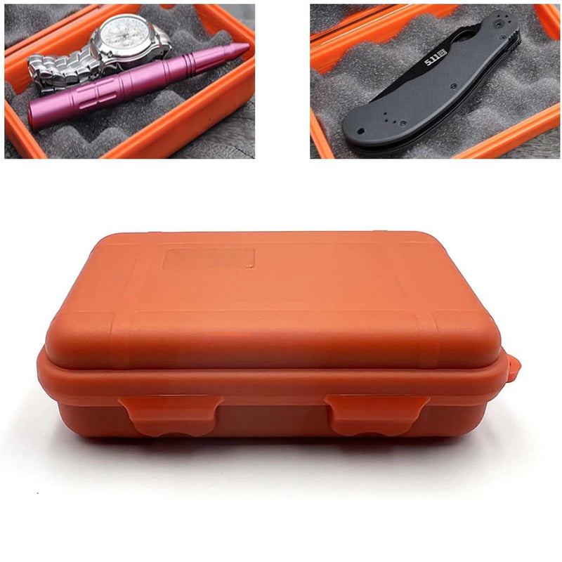 Outdoor Shockproof Waterproof Boxes Survival Airtight Case Holder For Storage Matches Small Tools EDC Travel Sealed Containers