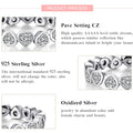 Modian Fashion Classic Cubic Zirconia Jewelry Real 925 sterling silver Love Hearts Ring Eternity Simulated Ring Bands Jewelry