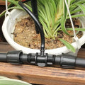 2~10Pcs 16mm PE Pipe Connectors Garden Watering Irrigation Joints Agricultural Irrigation Quick Connector Straight Elbow Tee