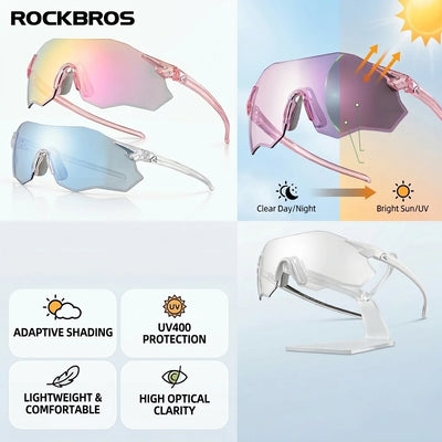 ROCKBROS Cycling Glasses Photochromic/Polarized | SAMAG