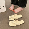 Summer Women's Clip Toe Slippers Fashion Flats Comfortable Comfort Outdoor Beach Vacation Flip Flop Slides Women Slippers 35-42