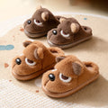 Dog Fluffy Platform Women's Slippers Home Plush Winter Cartoon Designer Woman Shoes Indoor Fuzzy Fur Slides Unisex Soft Non-Slip