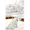 Breathable Pet Recovery Suit Soft Cotton High Elastic Cat Sterilization Clothes Adjustable Anti-Licking Weaning Jumpsuit
