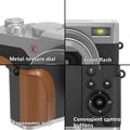 NBD Digital Camera 56MP Cameras for Photography 4K Camera 180°Flip Screen Digital Point and Camera with 16X Zoom Compact Camera