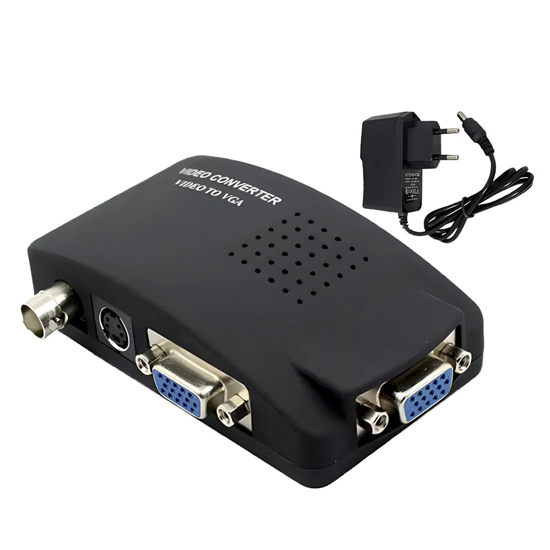 CCTV Accessories-12V2A Power AHD DVR NVR 2TB Hard Drive Network DC+BNC 2in1 Cable,VGA Airline Video Converter&Connectors Kit