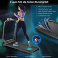 3.0HP Treadmill with LED Touch Screen, Cup Holder | SAMAG