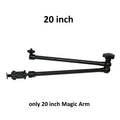 7/11/20 Inch Metal Articulating Magic Arm Super Clamp Holder Stand for DSLR Camera Photo Studio Photography Accessories Prop Kit