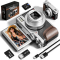 NBD Digital Camera 56MP Cameras for Photography 4K Camera 180°Flip Screen Digital Point and Camera with 16X Zoom Compact Camera