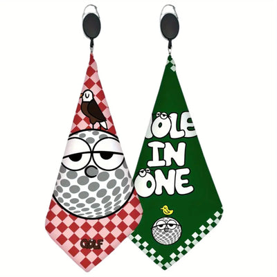 2 counts New Golf Towels Fashionable and Double Sided | SAMAG